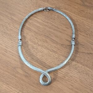 Heavy 925 Sterling Silver Rope Necklace – Made in Mexico – 90g – 18”